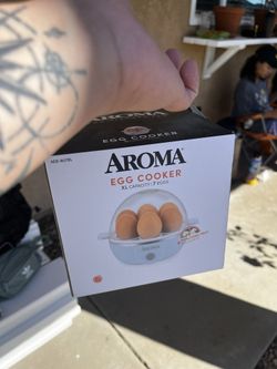 NEW Aroma XL 7-Egg Cooker – Hard Boiled, Poached & More