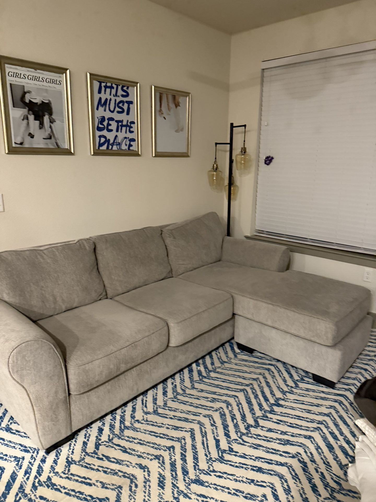 Gray Couch- Purchased From Home Zone