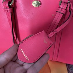 Pink Coach Purse