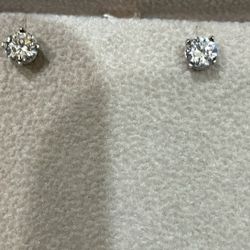 3.00 Carat Diamond Earrings 