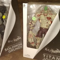 Arkham Asylum Deluxe Figures $200 For Both Or $150 For Solomon Grundy $75 For Titan Joker 