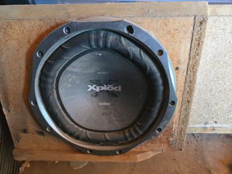 Duel  12in xplode, eleven hundred watts, sub box