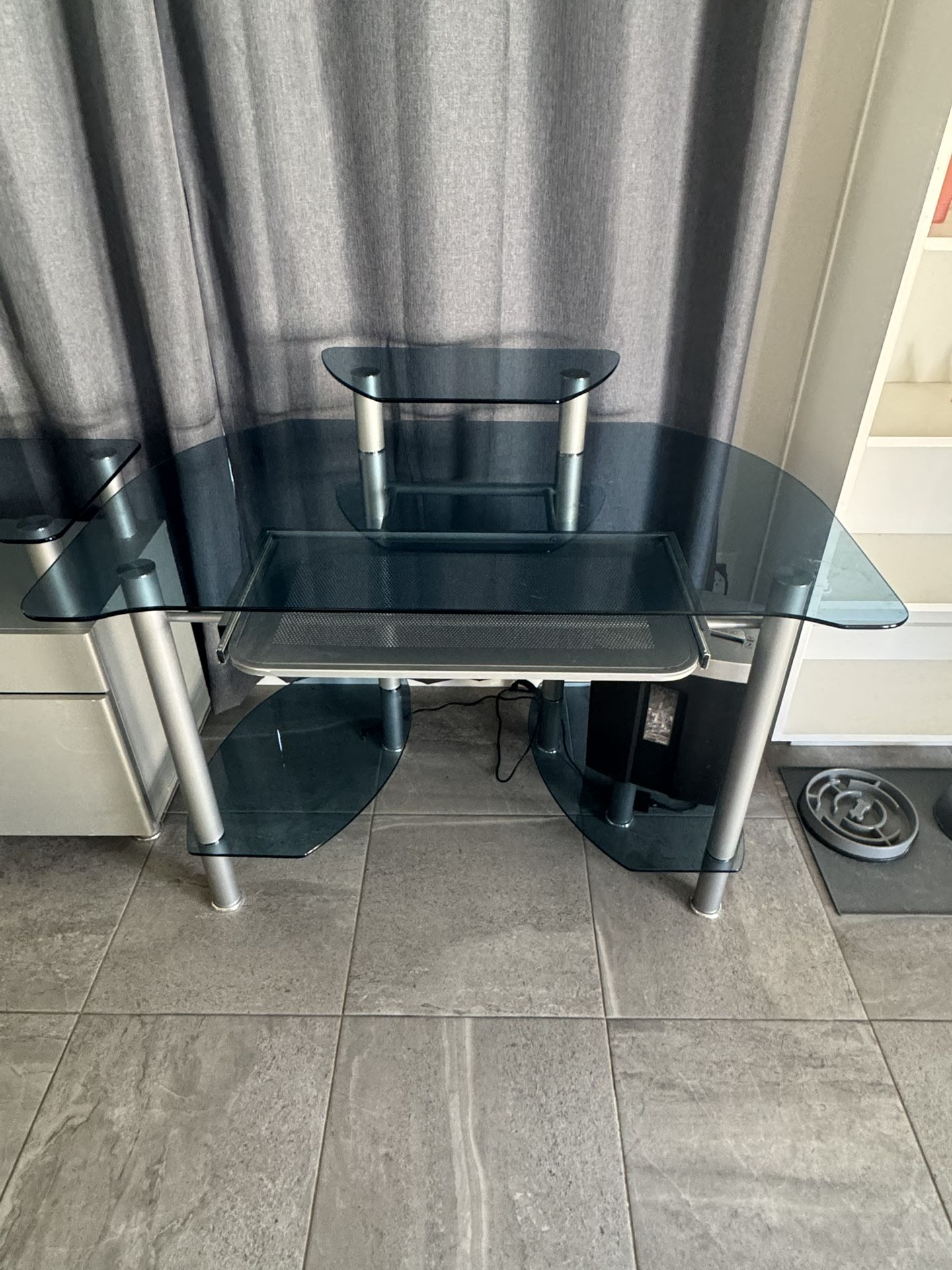 Computer Desk And File Cabinet