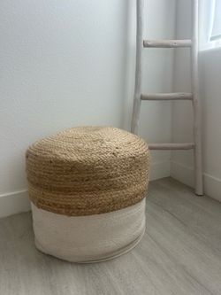 Woven Pouf