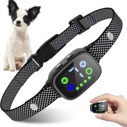 MASBRILL Small Dog Bark Collar, Rechargeable Anti Bark Collar for Small Dogs-Bark Control Device with Adjustable Sensitivity and Intensity Beep Vibrat