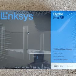 *NEW* Linksys Hydra Pro 6E, Tri-Band Mesh WiFi 6E Router, AXE5400 (MR75MS)