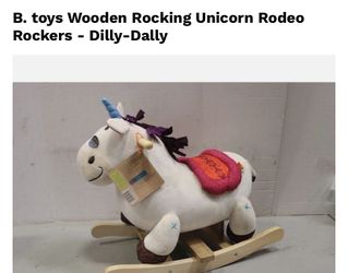 Wooden Rocking Unicorn
