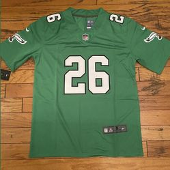 Kelly Green Philadelphia Eagles Saquon Barkley jersey 