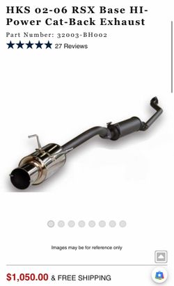 RSX Exhaust HKS