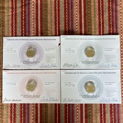 Original Genuine Presidential Dollar Set