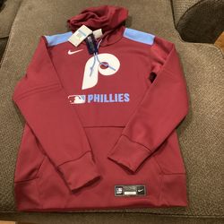Philadelphia Phillies Nike Hoodie Mens M New $90 Tag