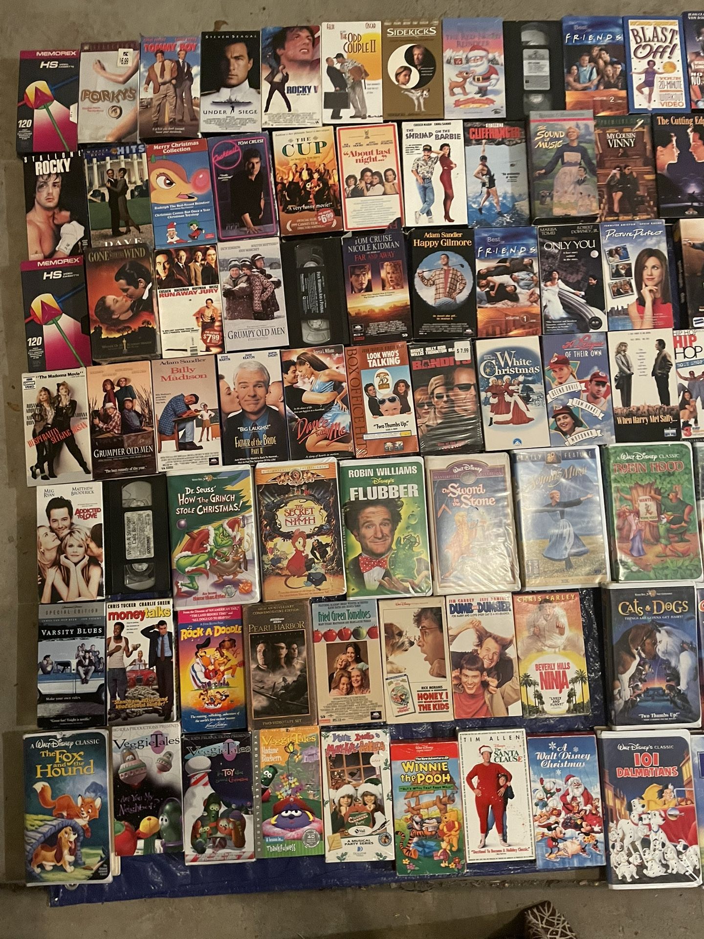 DVD And Video Taps $2 Each Most Is New