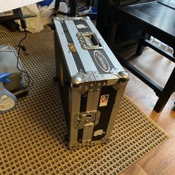 DJ Turntable Along With The Case