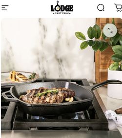 Lodge 10.5” Cast Iron Grill Pan