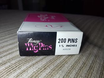 Vintage Flamingo Wig T-Pins 4 Boxes 200 ea. Wig Pins for Wigs Foam Head 1  3/4 for Sale in Paramount, CA - OfferUp