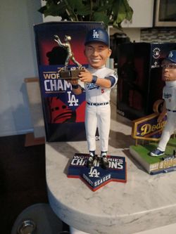 Corey Seager Dodgers World Series Champions Bobblehead