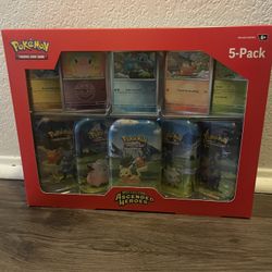 Ascended Heroes 5-Pack Mini Tins $90 ea