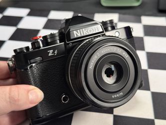 Nikon ZF Full Frame Camera with Nikon Lens, Sony Lens Adapter, and Extras