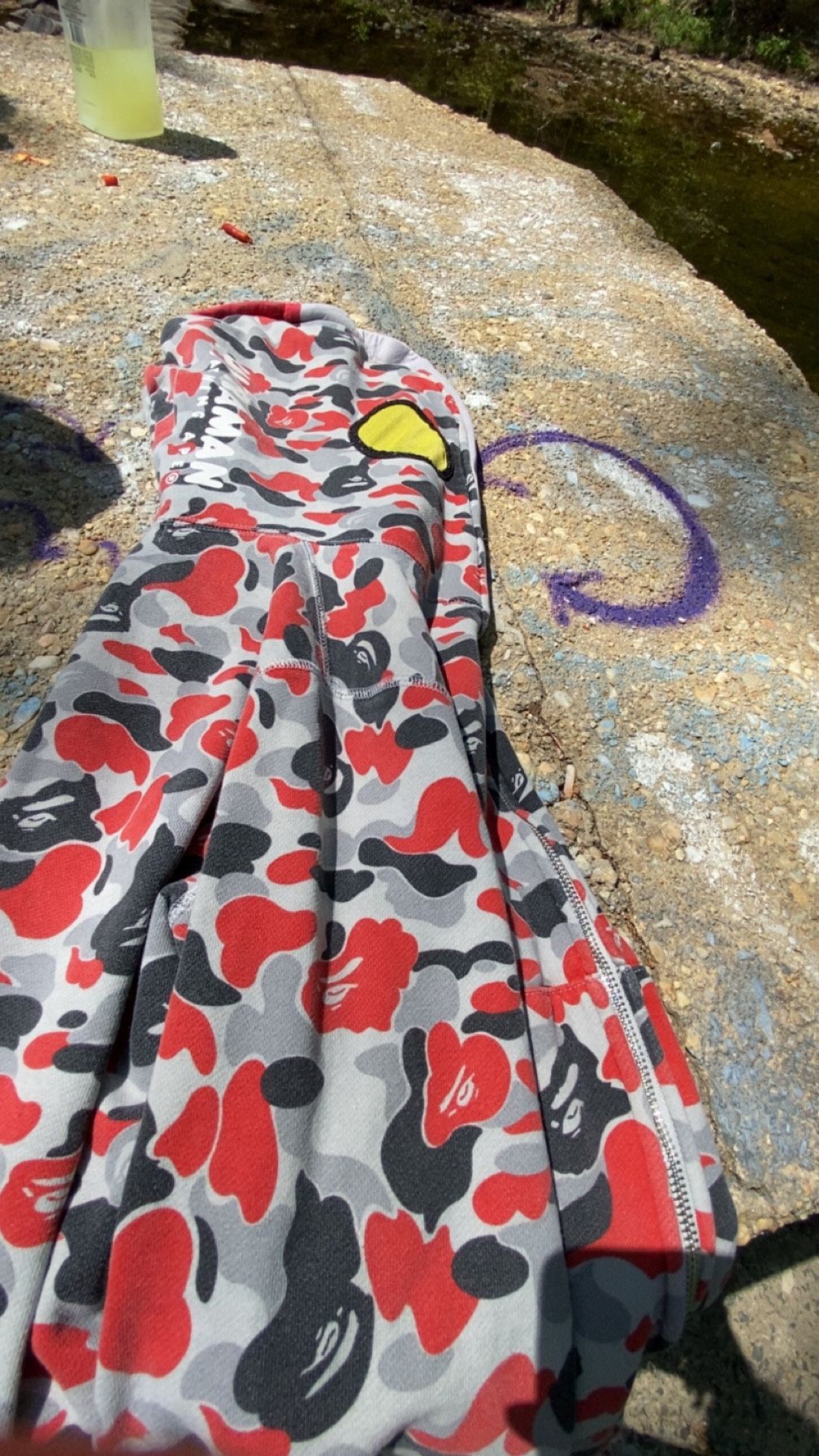Babymilo X Ulrtraman Medium Bape Hoodie