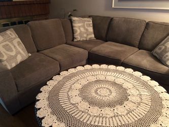 Sectional grayish brown