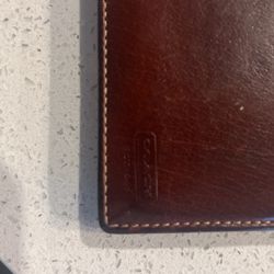 Brown leather coach Wallet 