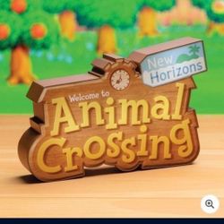 Animal crossing Logo with light like New.
You can hang it on the wall.
Great for collrction. 
Batteries included. 
Only 10 dollars.
Incredible deal. 