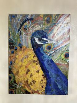 Canvas Print (Hermosa Canva Pavo Real)