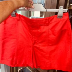 Ralph Lauren Black Label "Adelle" tailored shorts.
