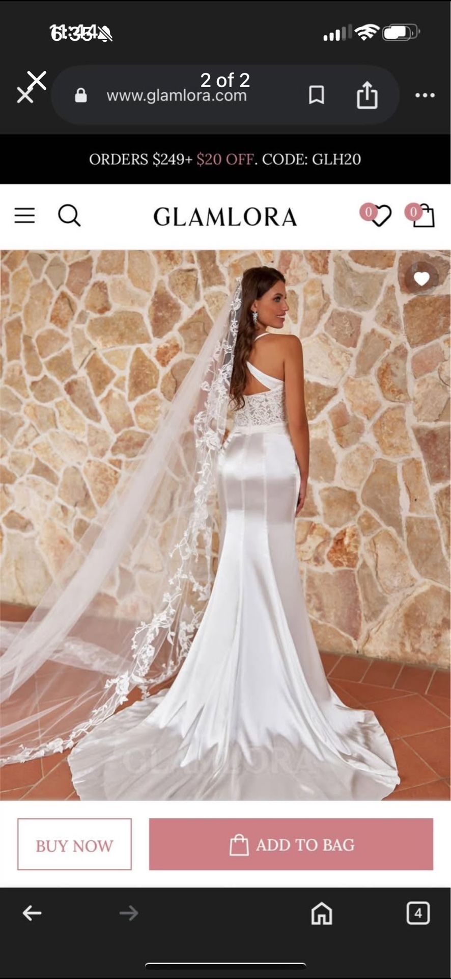 Wedding Dress Never Use Brand New $150