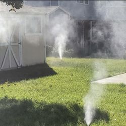 Sprinklers Blow Out 