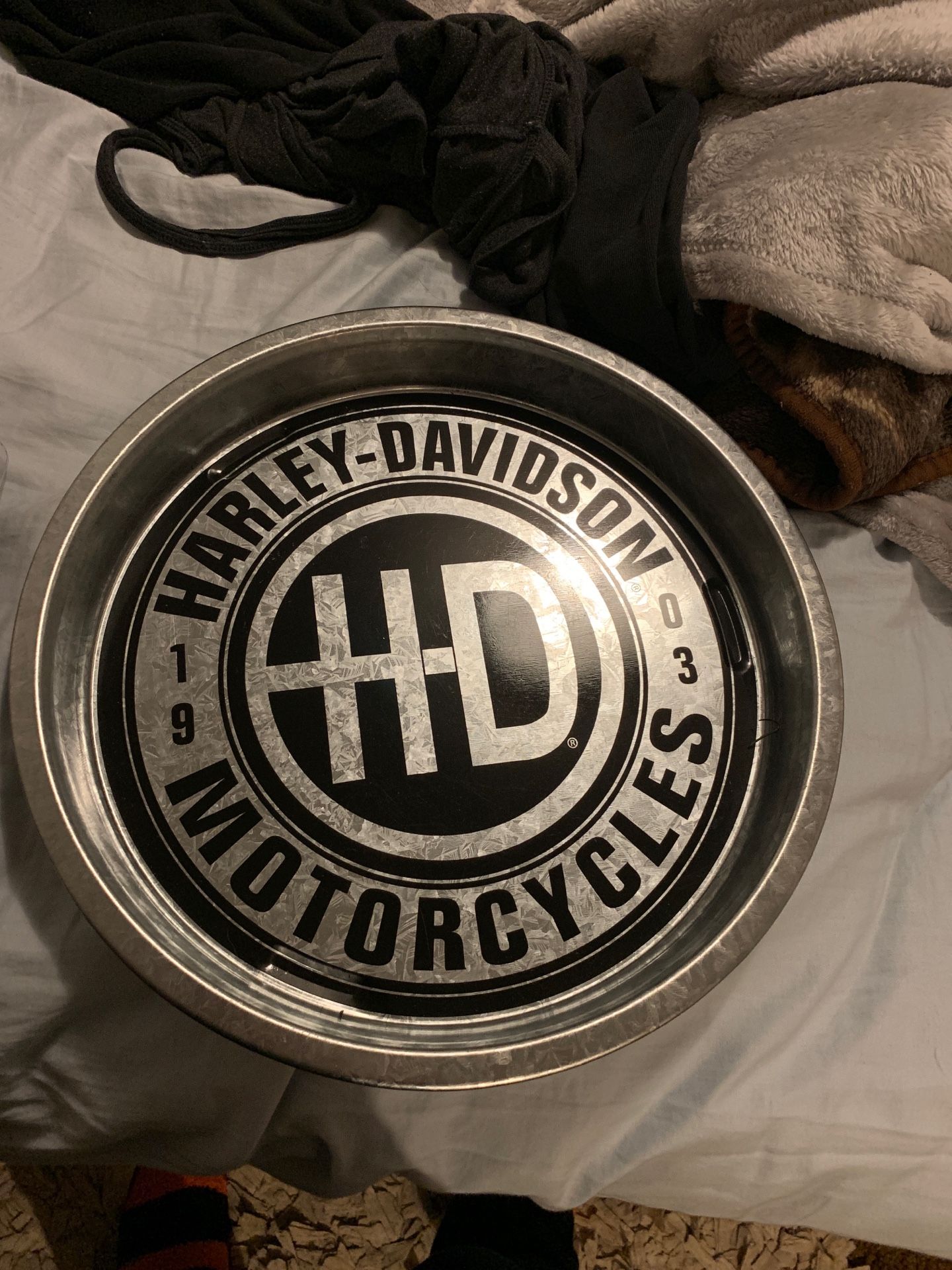 Harley Davidson bar tray