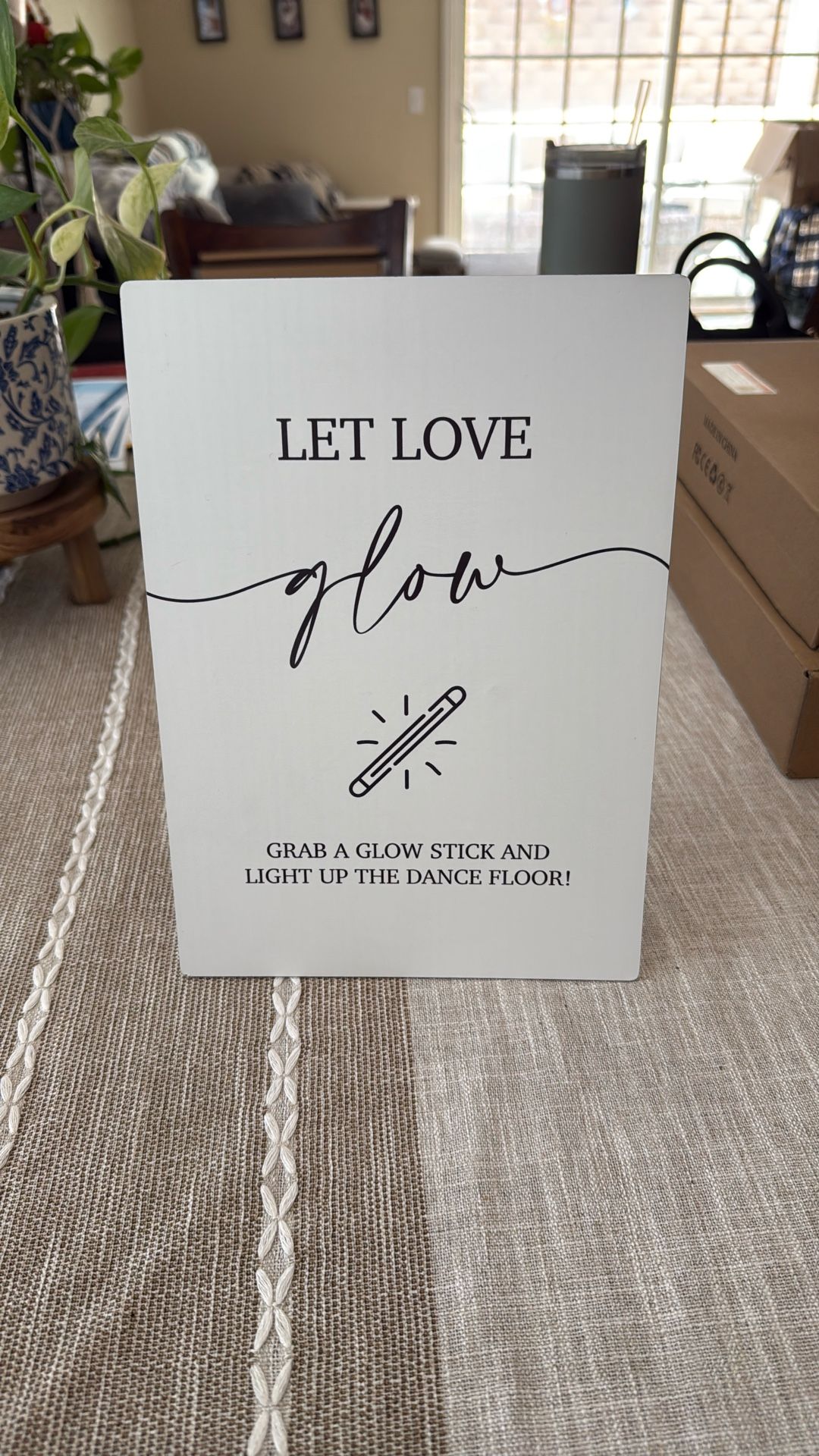 Glow Stick Sign