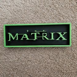 The Matrix Collectors Movie  Business Display Logo Quality Sign 