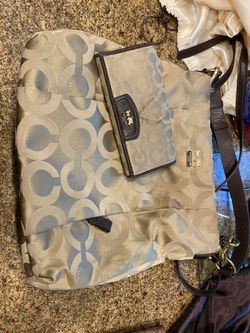 Coach purse and wallet