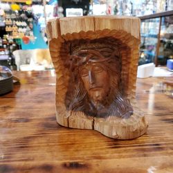 Wood Carving  Of Jesus 