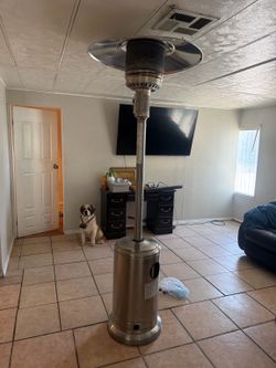 “Stainless Steel Propane Patio Heater – Outdoor Mushroom Heater