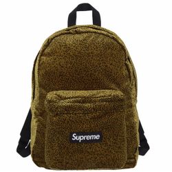 Supreme Velvet Leopard Backpack 