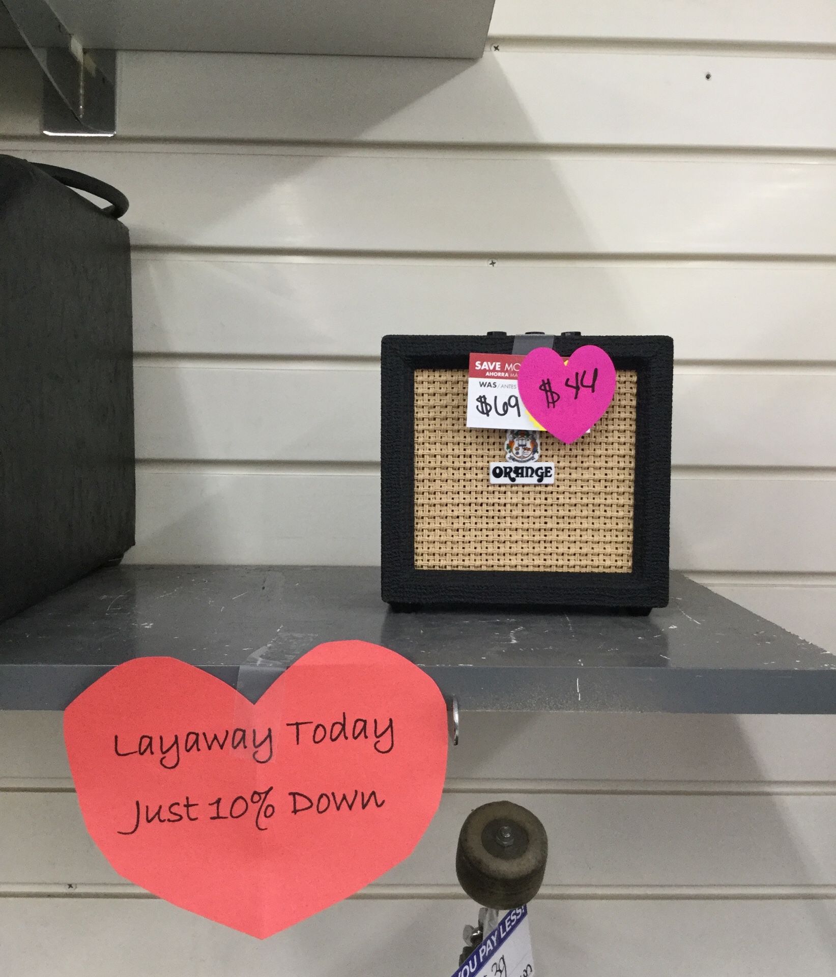 Orange Mini Amp $44