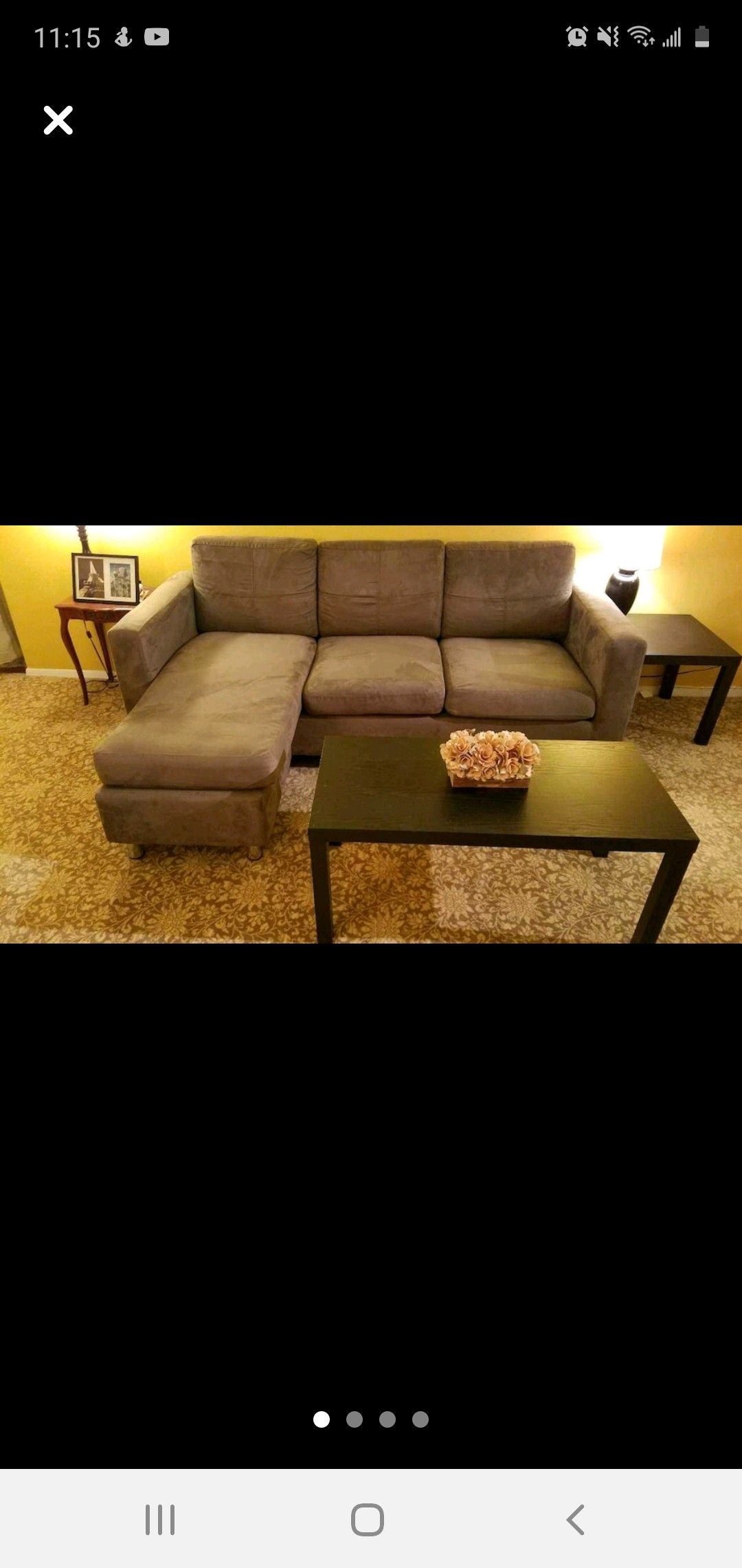 Sectional L Shape Couch