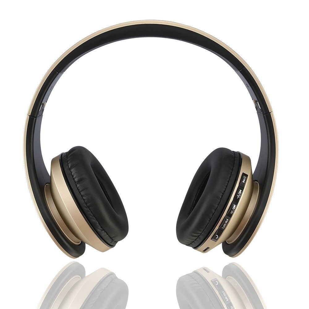 Fetta Wireless Foldable Over Ear Bluetooth Headphones with Mic Headsets with 3.5 MM