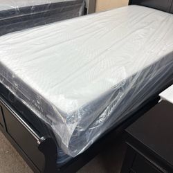 NEW TWIN PILLOW TOP 12” MEMORY FOAM COOL GEL 