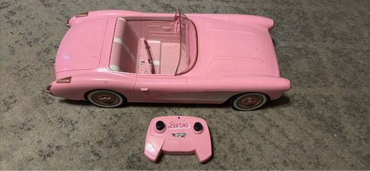 Barbie Hot Wheels RC Corvette with Remote