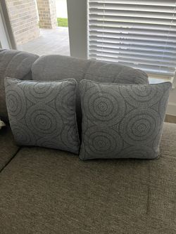 Pillows Cushions 16” X 16” X 7” For Sofa Chairs 