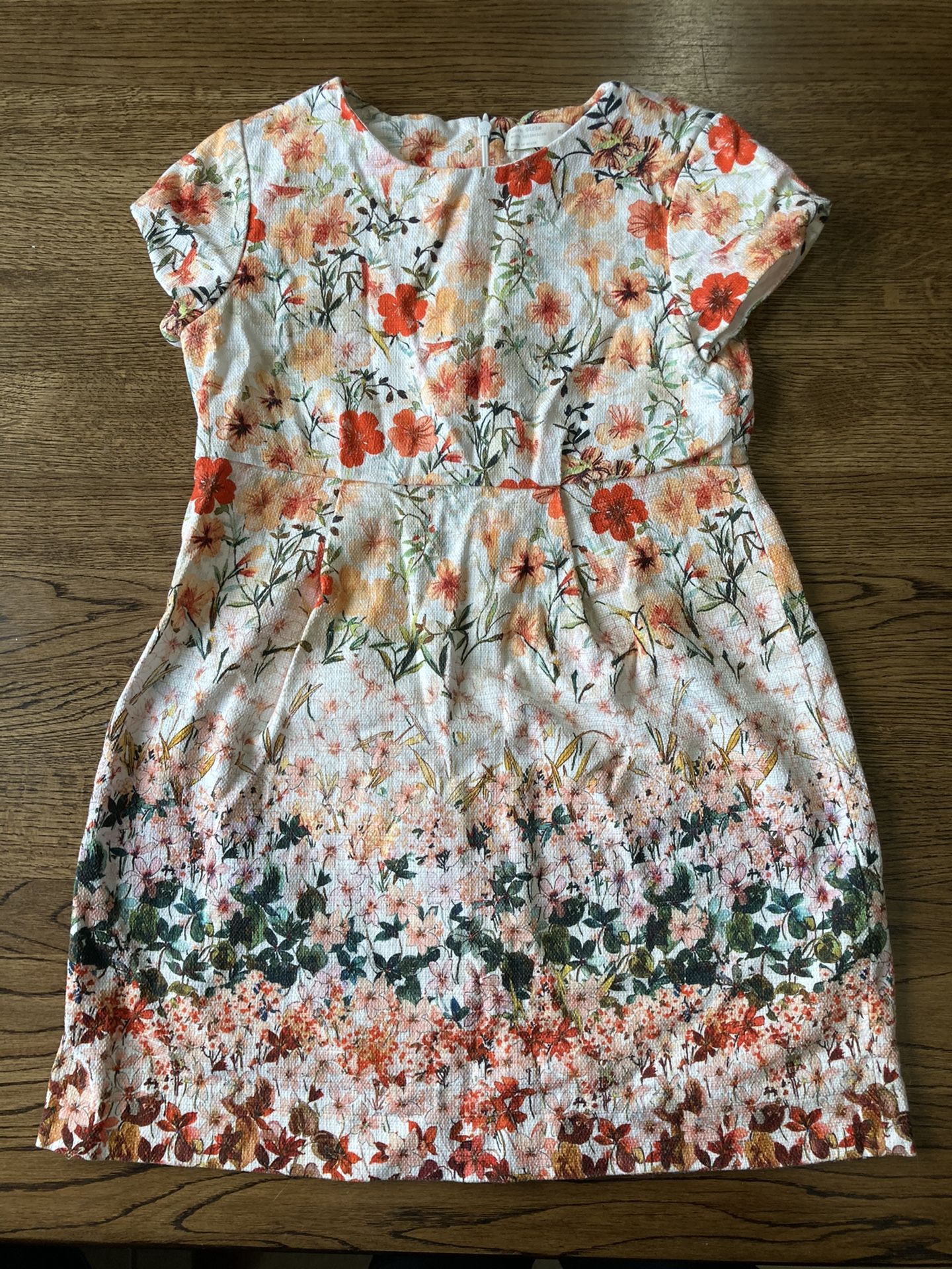 Zara Girls flower dress size 9/10