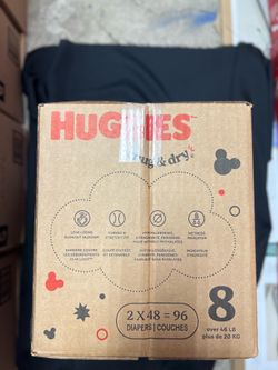 Huggies snug and dry size 8