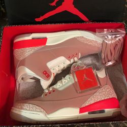 Aj3 Rust Pink Sz 8.5 Women