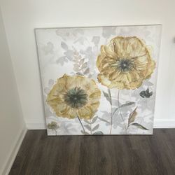 Yellow Flower canvas 