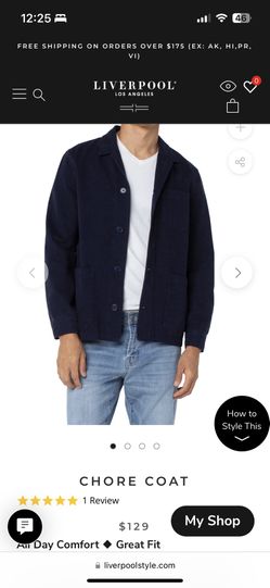liverpool los angeles chore coat