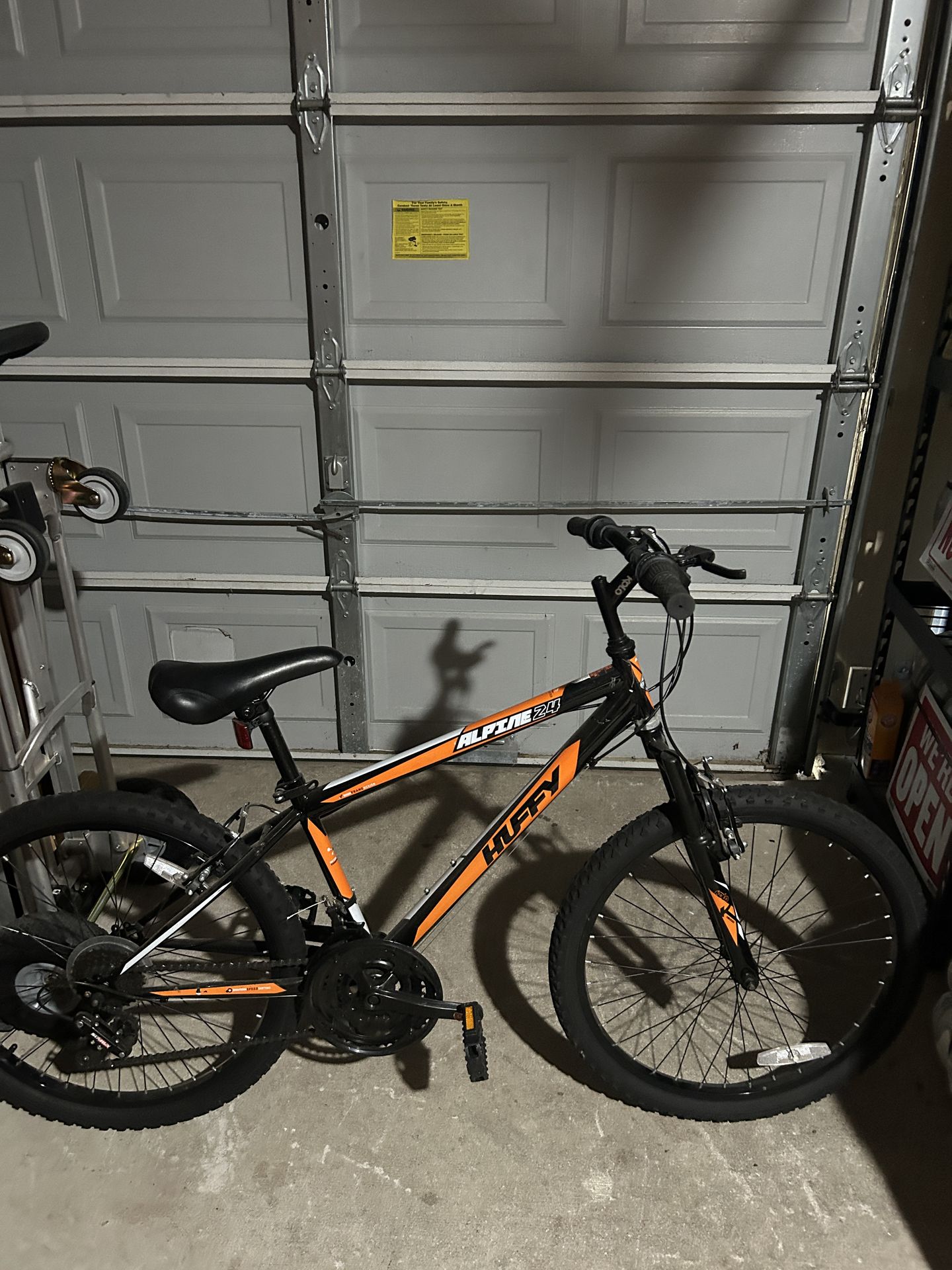 Alpine Mountain Bike Black with Orange