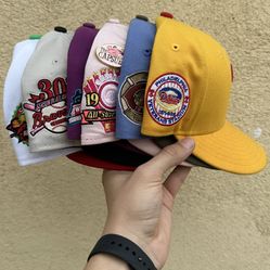 Side Patch Fitted Hats